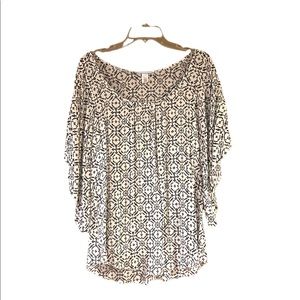 Eberbey blouse lightweight geometric size S/M